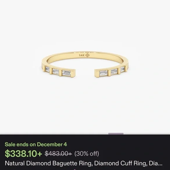 10k gold and diamond ring - Picture 1 of 7